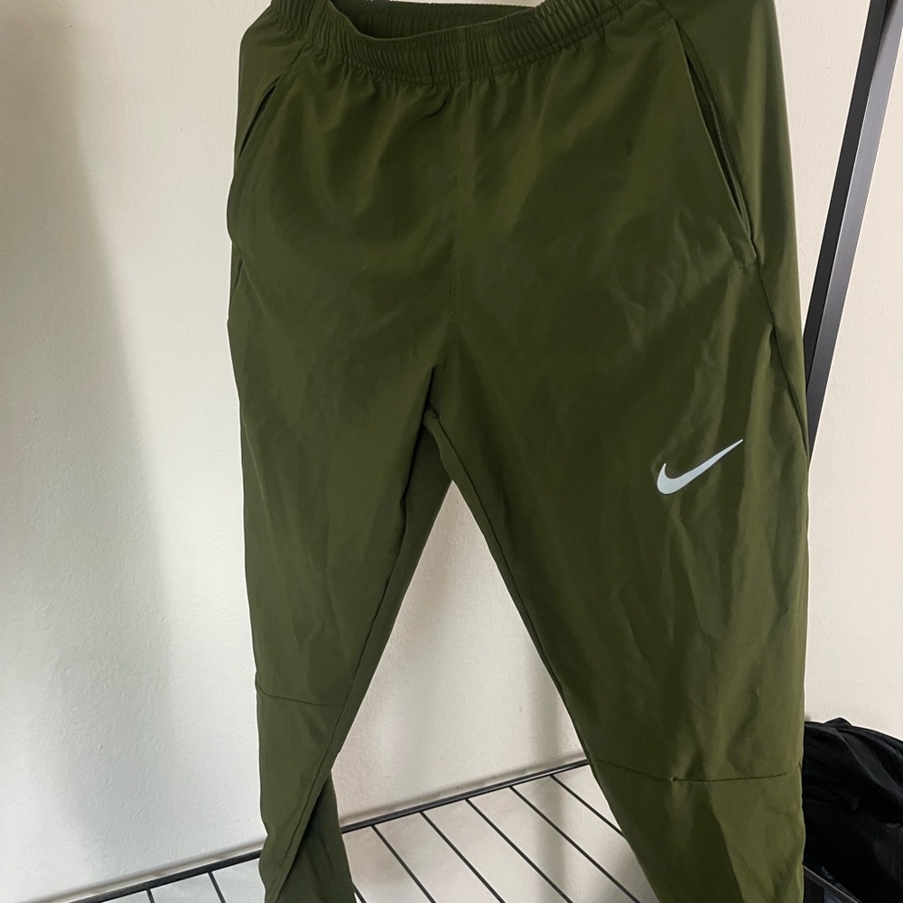 Green Nike Running Pants